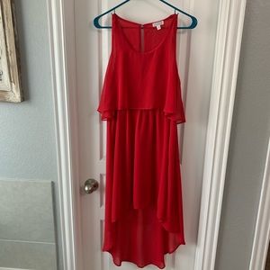 Hi- low Chiffon Dress